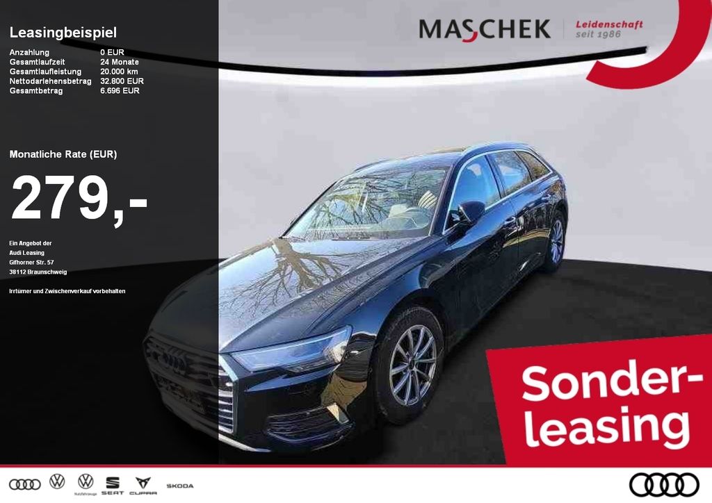 Audi A6 Avant Design 45 TFSI Sonderleasing ohne zzgl