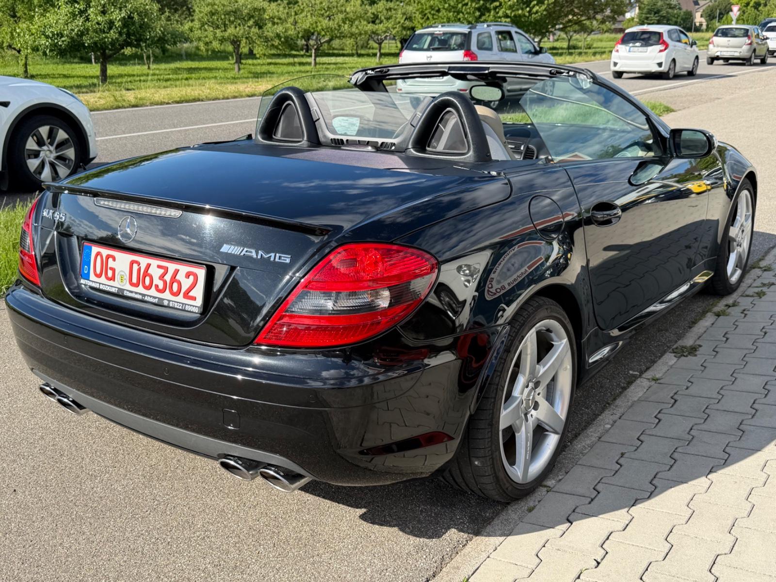 Mercedes-Benz SLK 55 AMG Roadster 360ch - 1 ère main - Navi - Sièges chauffants - Pneus été