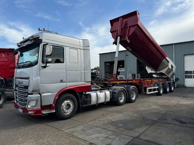 DAF XF 510 6X4 + KIPPER TRAILER