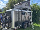 Andere Wohnanhänger, Dachzelt, Ausbau HENRA Motorrad - schwarz Wohnwagen