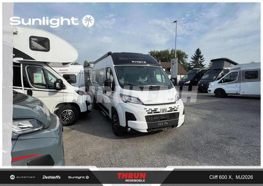 Sunlight Camper Van CLIFF 600 X Fiat