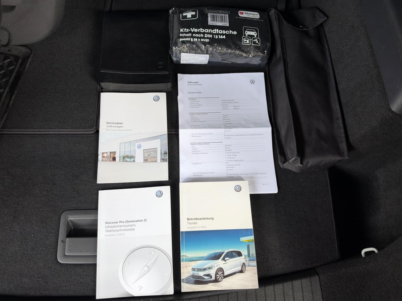 Volkswagen Touran 2.0 TDI, Highline, R-Line-Paket 1. Hand