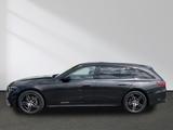 Mercedes-Benz E 200 d T AMG Distronic Pano Digital-Light AHK - mit Diesel-Antrieb: Grau, Teilleder, Panorama-Dach