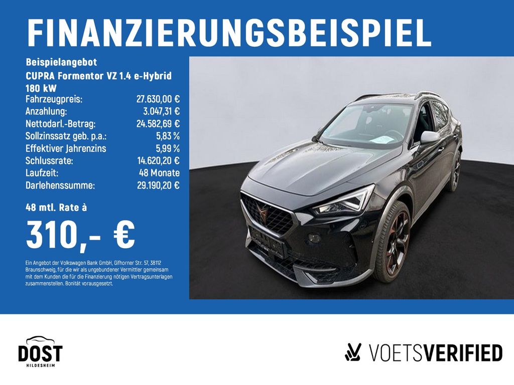Formentor VZ 1.4 e-Hybrid 180 kW SHZ+ACC+KLIMA