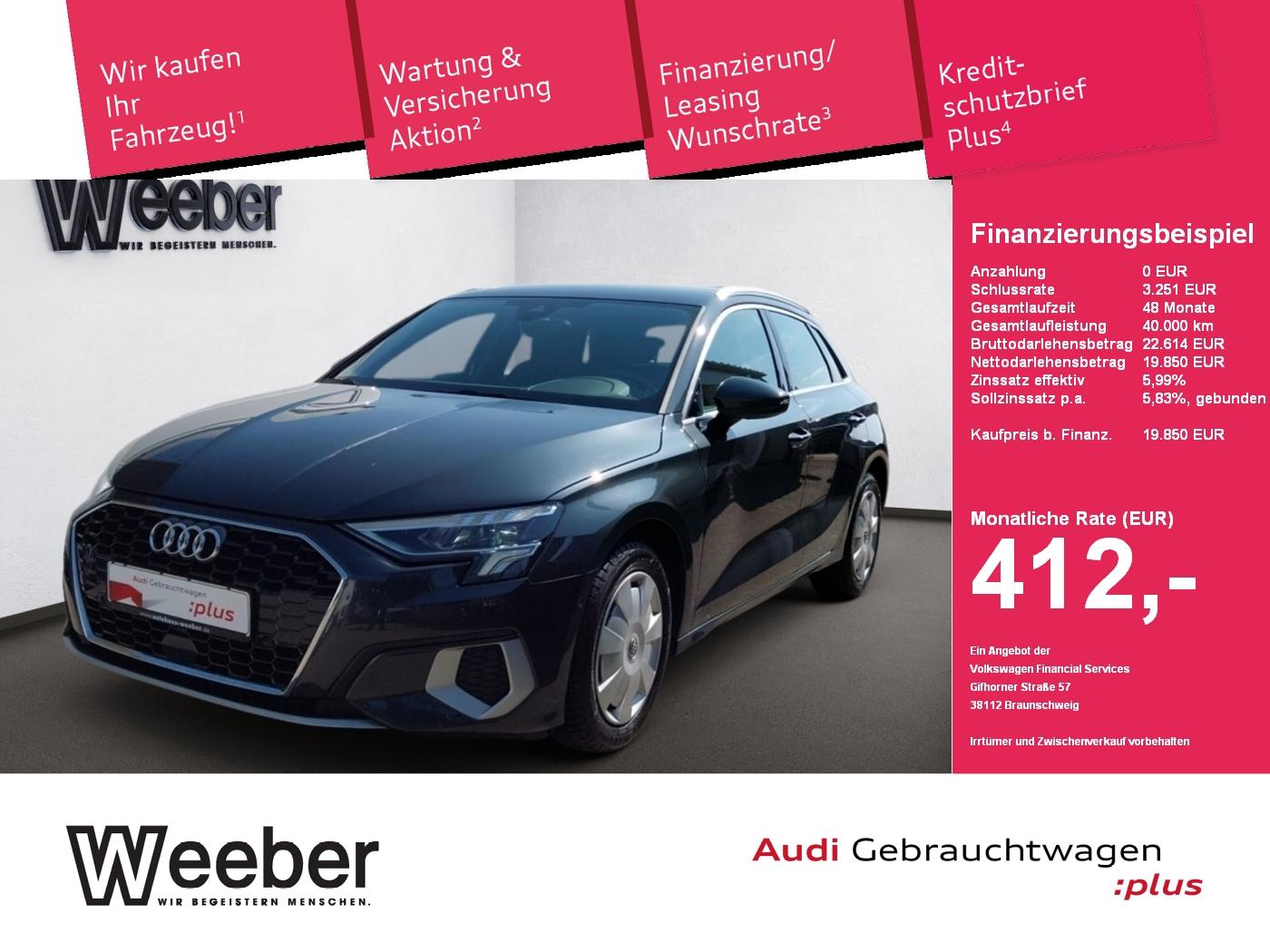 Audi A3 Sportback advanced *AHK*PDC*LED*SHZ*APP CONNE