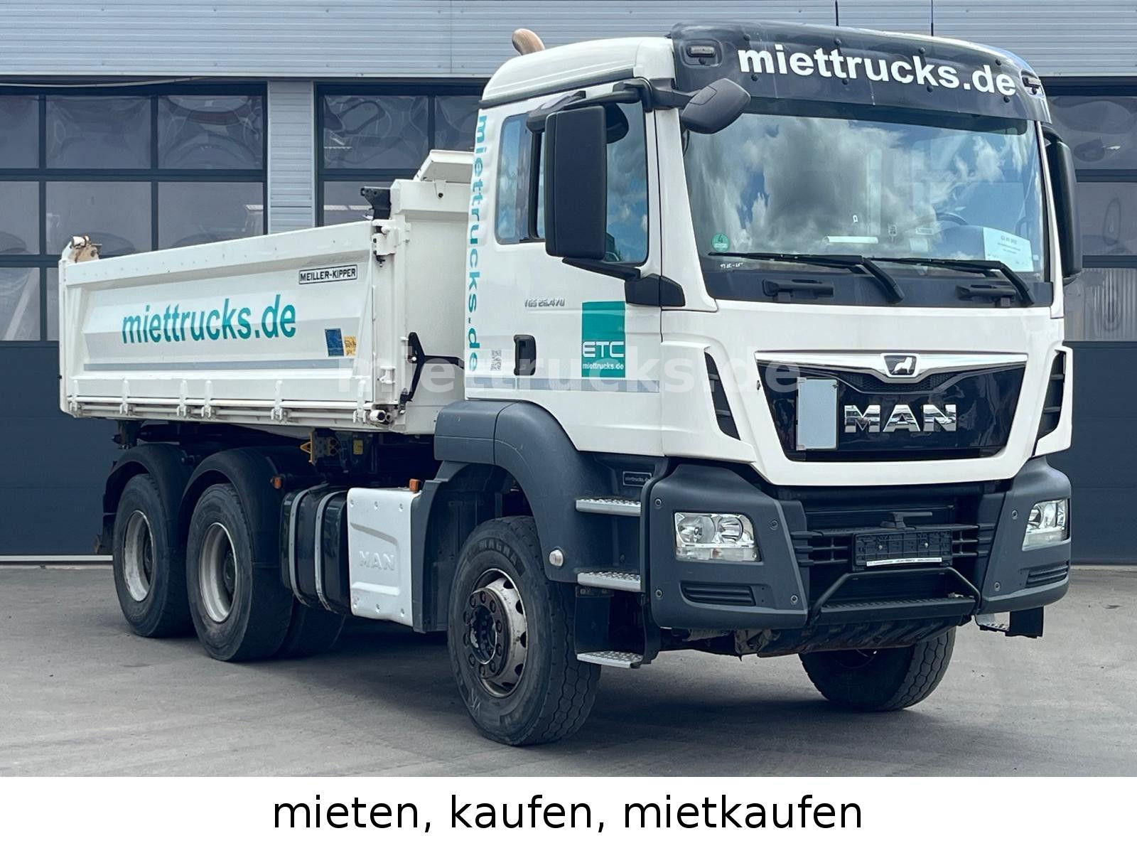 MAN 26.470 6x4 Meiller Bordmatik  1745 Euro mtl.