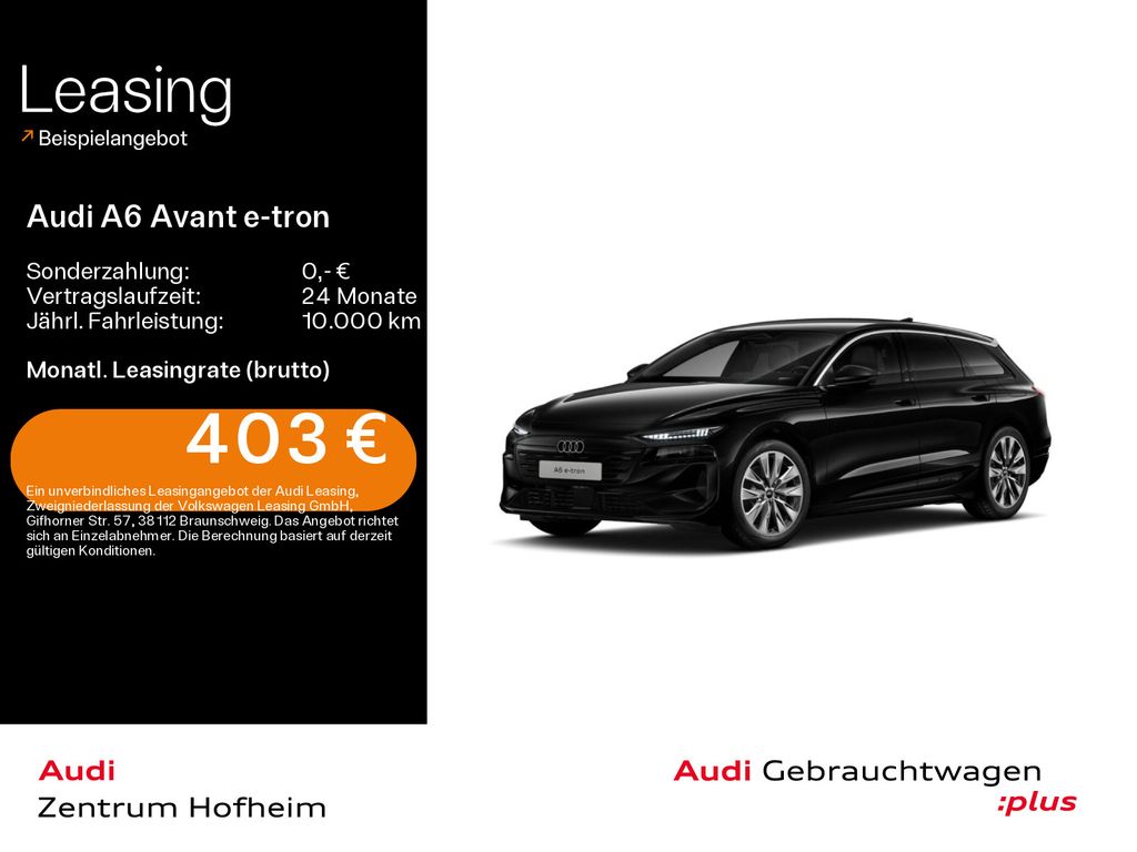 A6 Avant e-tron 210 kW*LED+*Virtual*Navi+*360°Ka