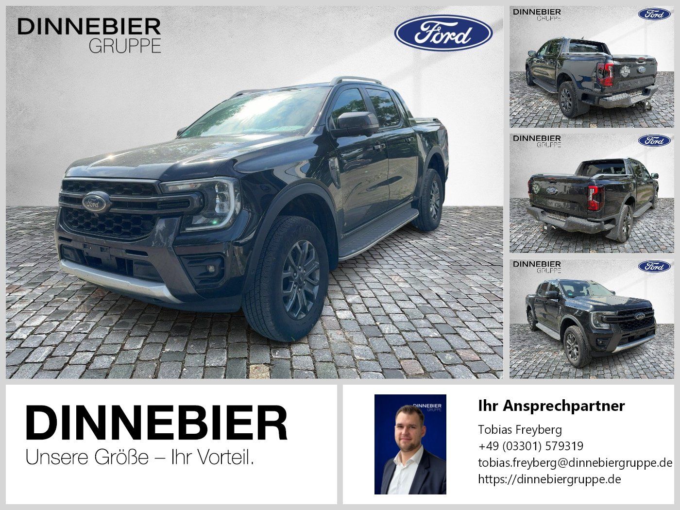 Ford RANGER DoKa +AHK+LED+KAMERA+ROLLO+e-AWD+PDC+
