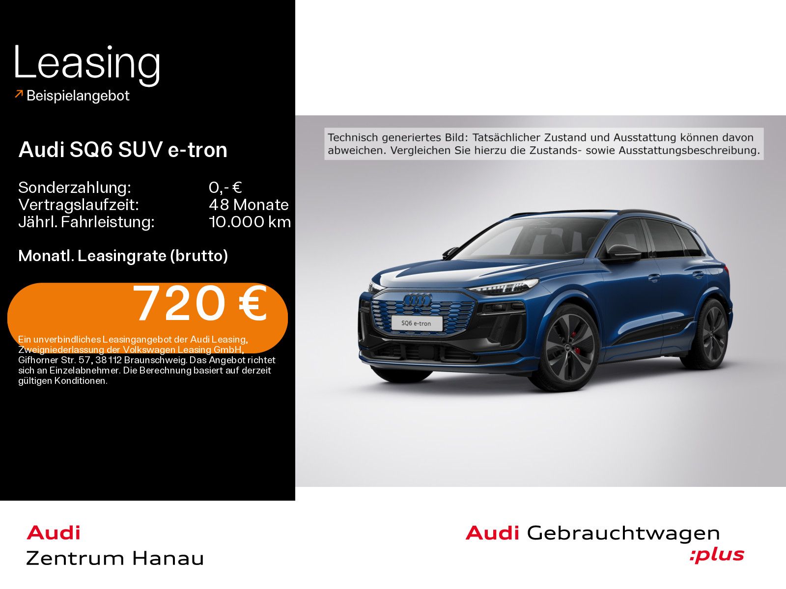 Audi SQ6 e-tron*EDITION-ONE-BLUE*NAVI*MATRIX*HUD*AHK*