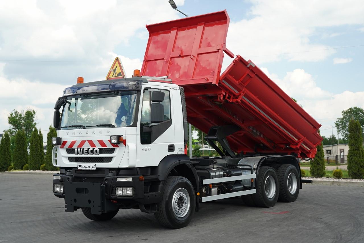 Iveco TRAKKER 450 / 6X4 / WYWROTKA / HYDROKLAPA / HYDR