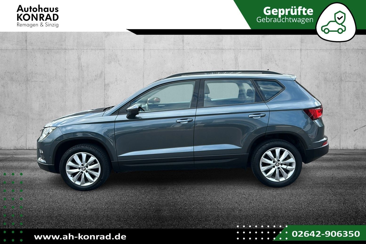 Fahrzeugabbildung SEAT Ateca 1.5 TSI DSG Style+Navi+Parklenksystem