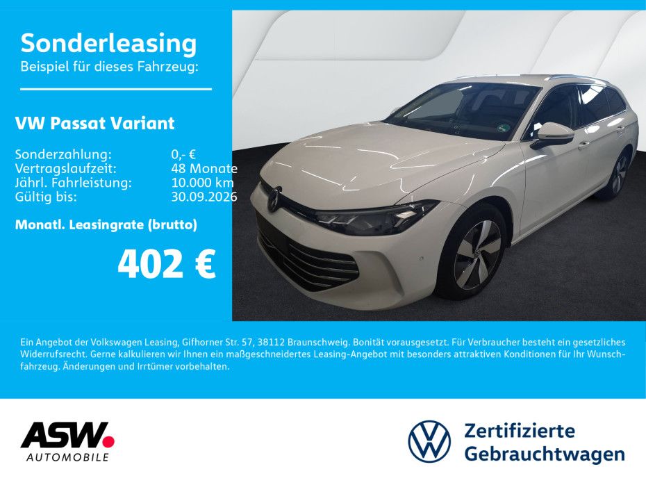 Passat Variant Business 1.5TSI DSG Navi 360° AHK
