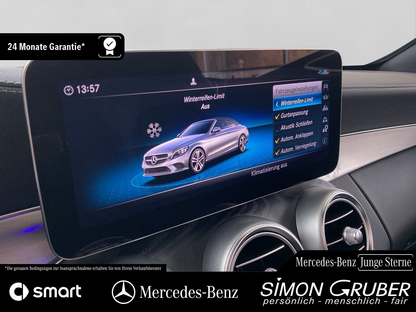 Fahrzeugabbildung Mercedes-Benz C 200 Cabriolet AMG Line Night Distronic 360 AHK