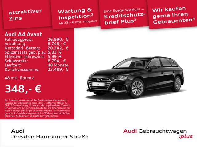 Audi A4 Avant 35TDI Advanced Matrix Navi Standhz.AHZV