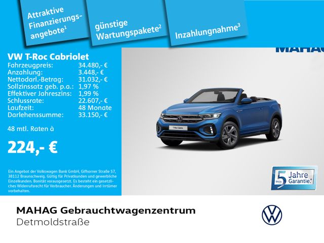 Volkswagen T-Roc Cabriolet 1.5 TSI R-Line Navi LED+ ACC Sit