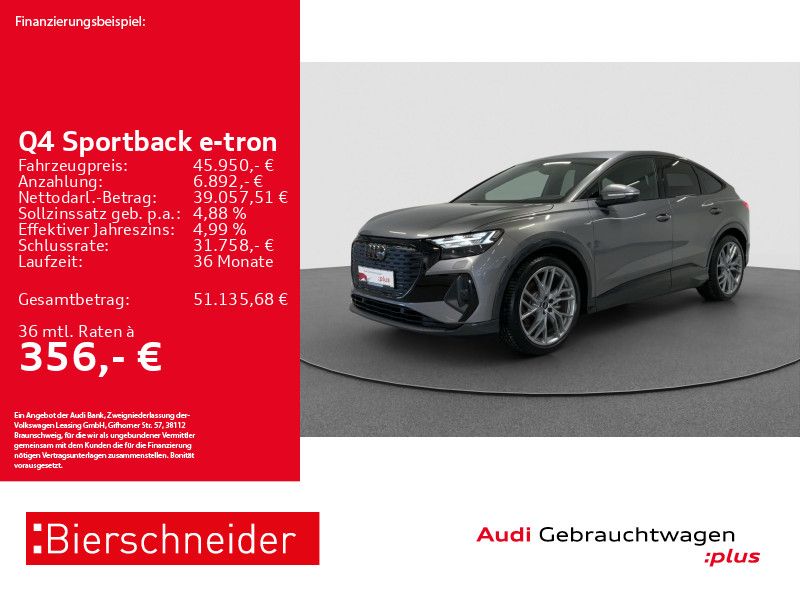 Q4 Sportback 35 e-tron 2x S-Line Black AHK MATRI