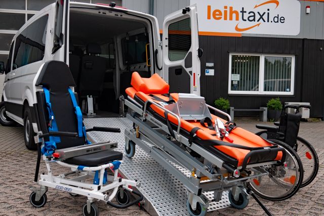 Rollstuhl 9-Sitzer Flach mit Rampe 5-J Garantie