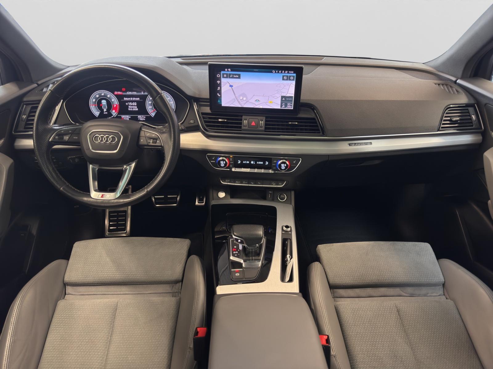 Audi Q5 45 TFSI quattro advanced S line Pano AHK Matr, миниатюра 10