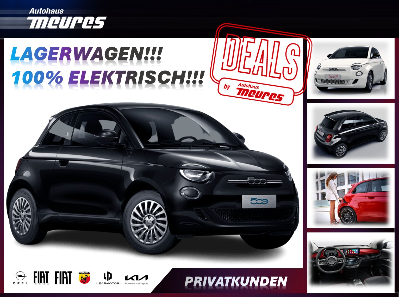 Fiat 500e Electric 23,8 kWh !!!LAGERWAGEN!!!