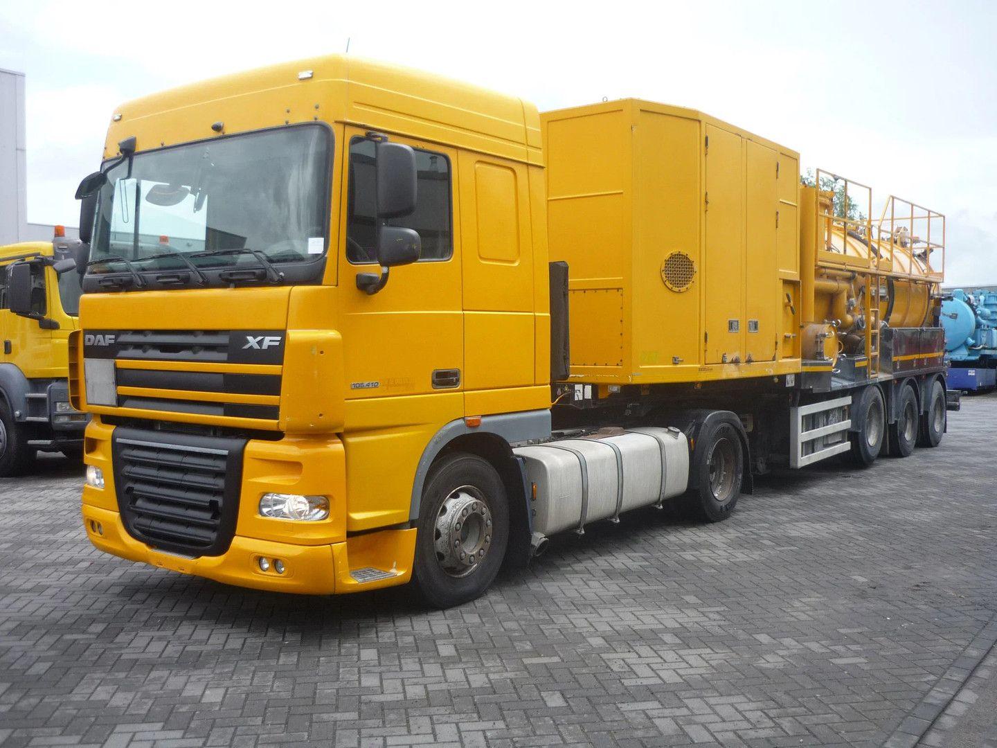 DAF XF 410 ROC 16.30 Droge stoffen oplegger