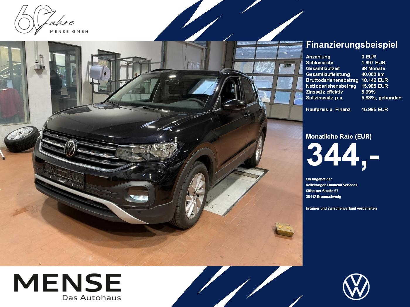 Volkswagen T-Cross 1.0 TSI Life Navi|KlimaA|LaneAss|PDC