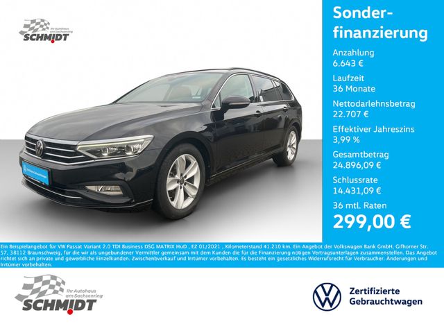 Volkswagen Passat Variant 2.0 TDI Business DSG MATRIX HuD