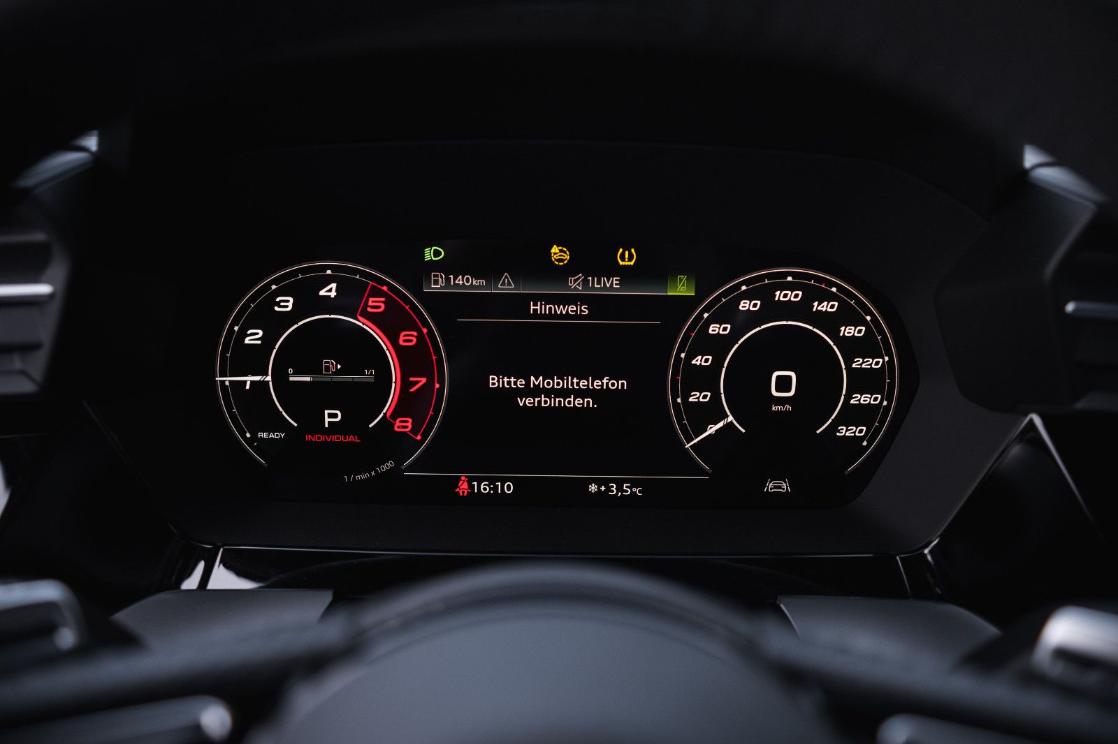 Fahrzeugabbildung Audi RS3 RS 3 Sportback-Steuer-