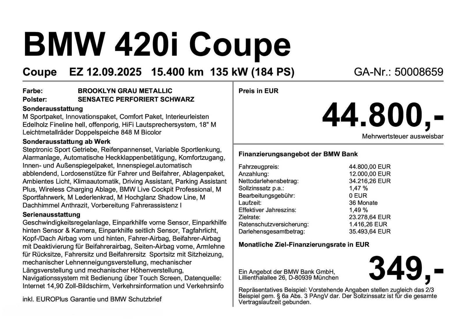 BMW 420 - Bild 1