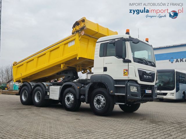 MAN TGS 35.440/IMPORTED FROM FR/2 SIDES DUMPER TRUCK