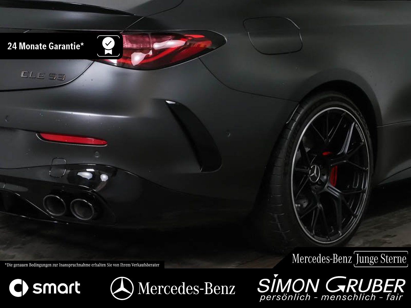 Fahrzeugabbildung Mercedes-Benz CLE 53 4M AMG Night II Dyn+ Optik Sound Nappa