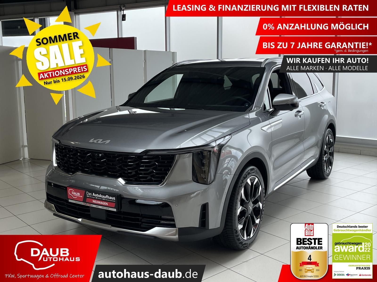 Kia Sorento PE 2.2D AWD PLAT 7S NAPPA PREM + AHK