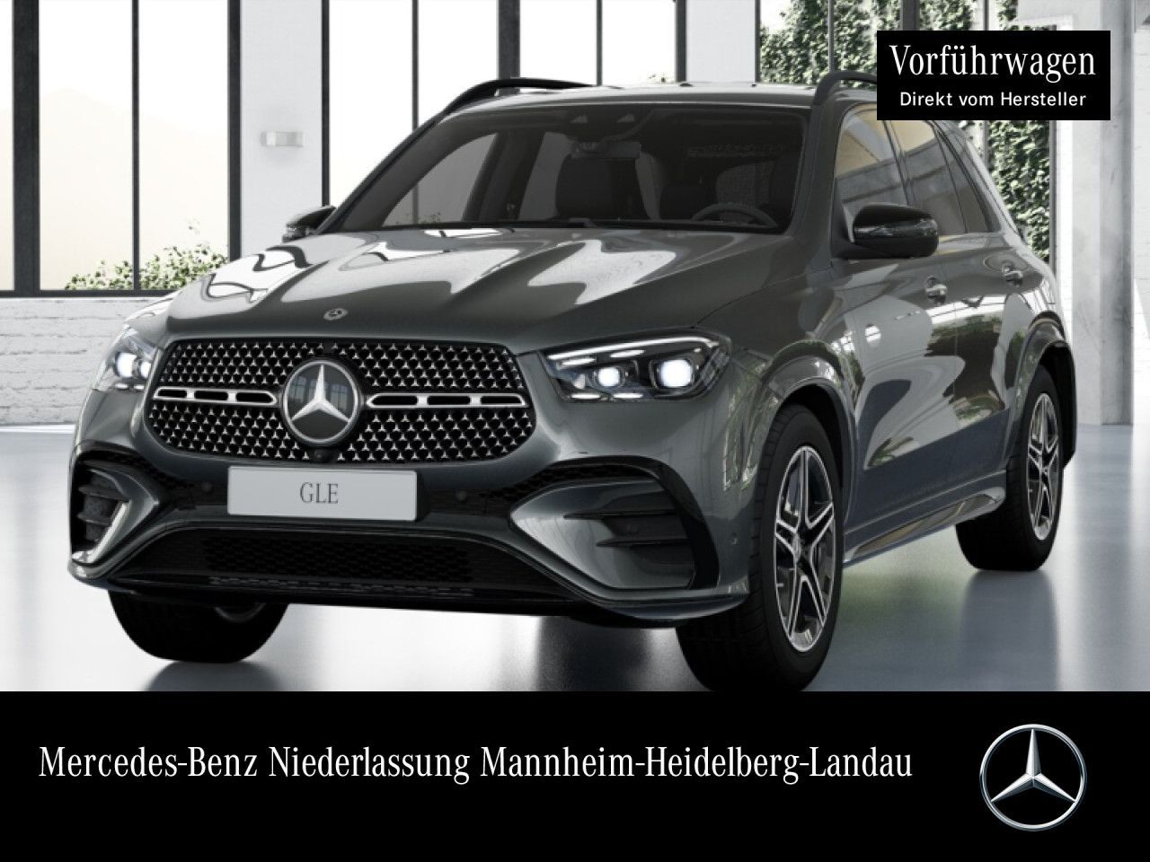 MERCEDES-BENZ GLE 350 de 4M AMG+NIGHT+360+AHK+MULTIBEAM+20"+9G