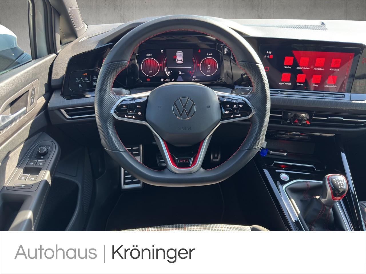 Volkswagen Golf VIII GTI 2.0 TSI Kamera LED Klima Lane, миниатюра 11