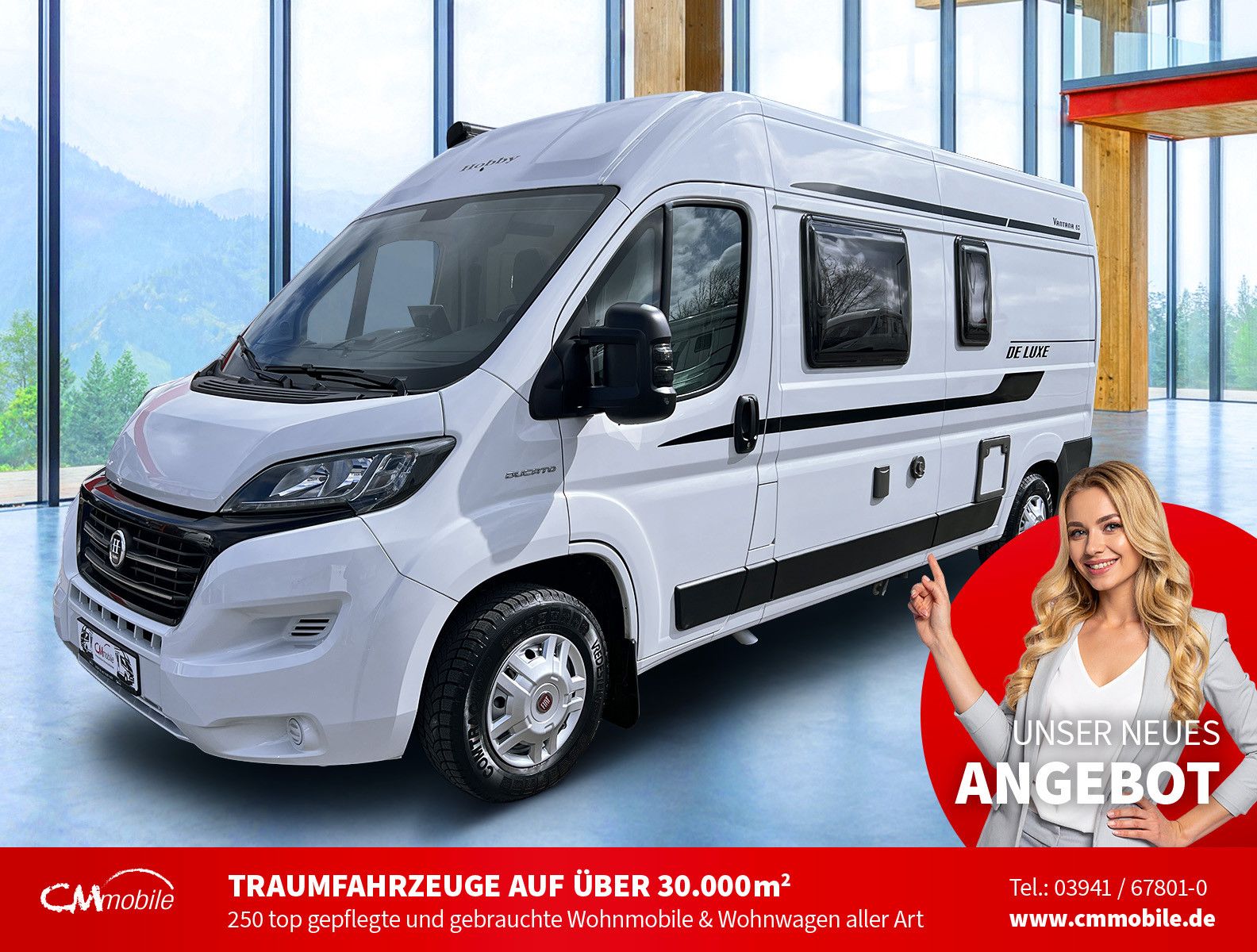 Hobby
 Vantana De Luxe K 60 FT  - Sehr gepflegt -
