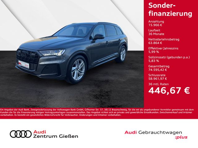 Audi Q7 50 TDI quattro S line B&O MATRIX Pano HuD 7-S