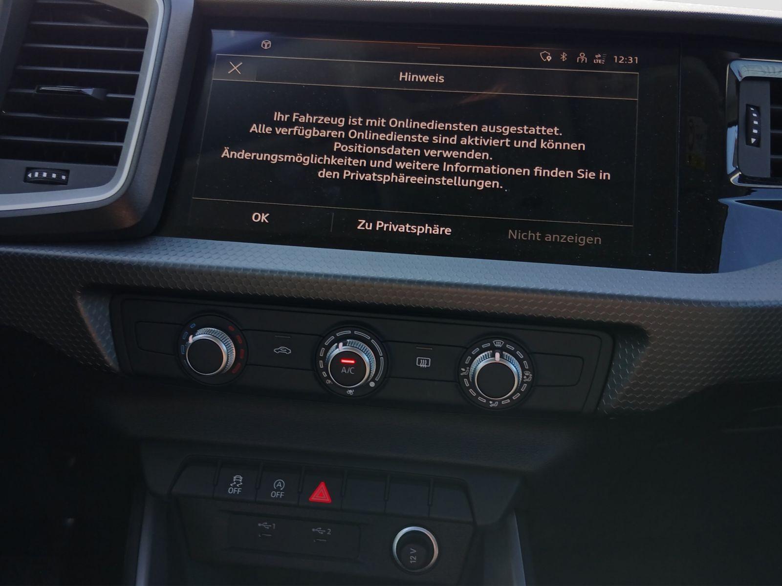 Audi A1 Sportback 30 TFSI S-tronic Navi Smartphone In, миниатюра 11