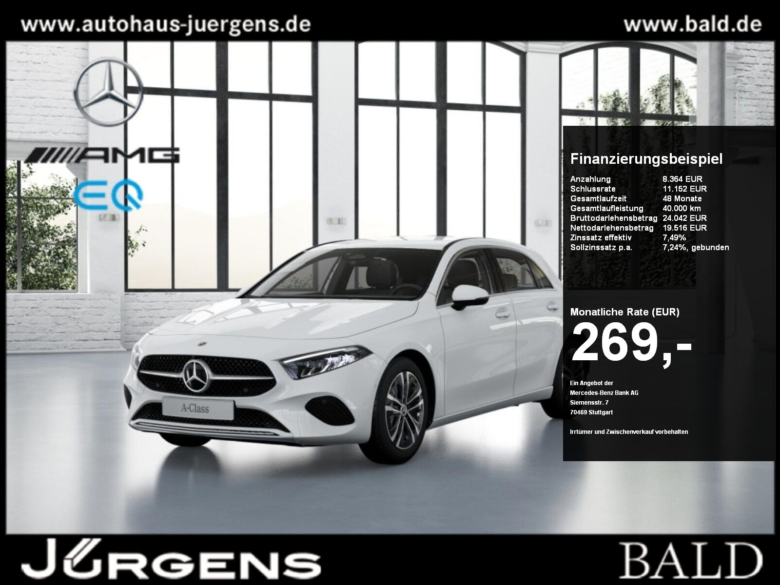 Mercedes-Benz A 180 Progressive/LED/Kamera/Navi/Winter/Shz/17'