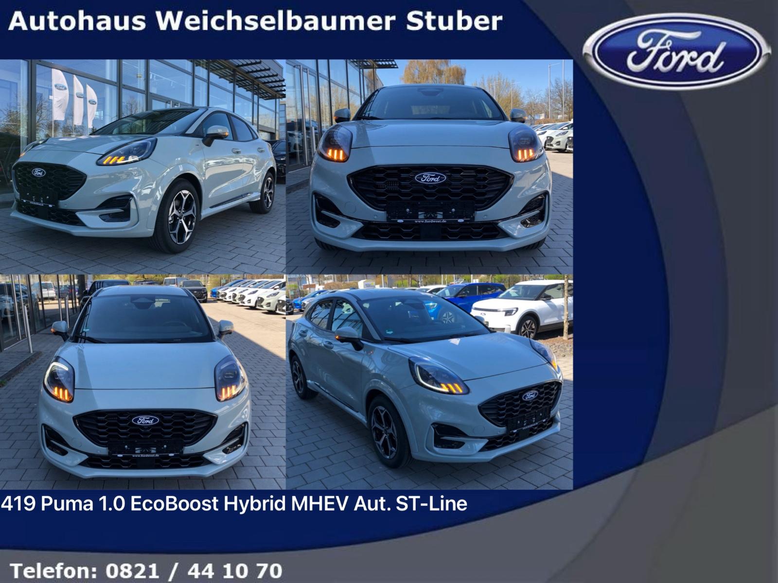 Ford 419 Puma 1.0 EcoBoost Hybrid MHEV Autom. ST-Line