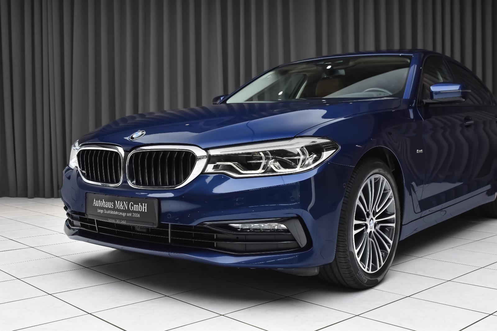 BMW 530D 3.0 265ch SPORT LINE - HUD - CUIR - TOIT PANORAMIQUE - CHAUFFAGE AUXILIAIRE