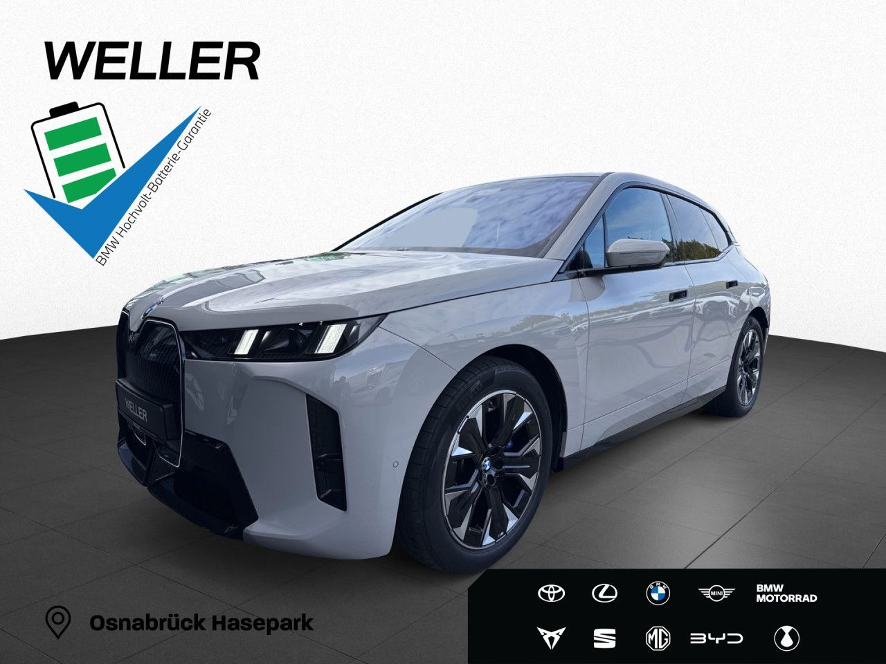 BMW iX xDr45 M Sport Iconic AHK M-Sitz Stop Go PAPro foto 1