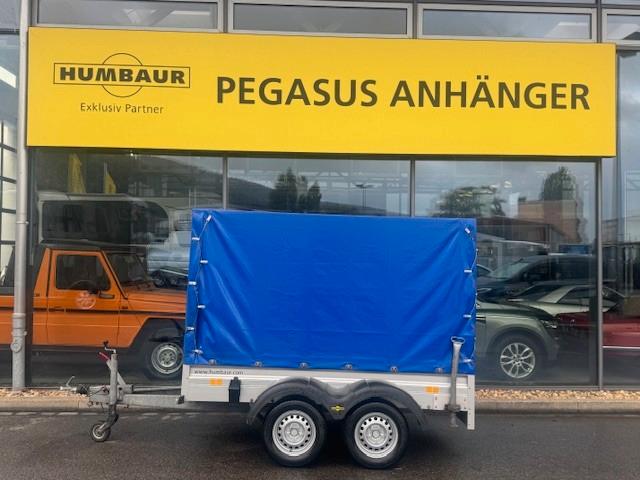 Humbaur HA 202513 KV Tieflader 2t.  Plane+Spriegel