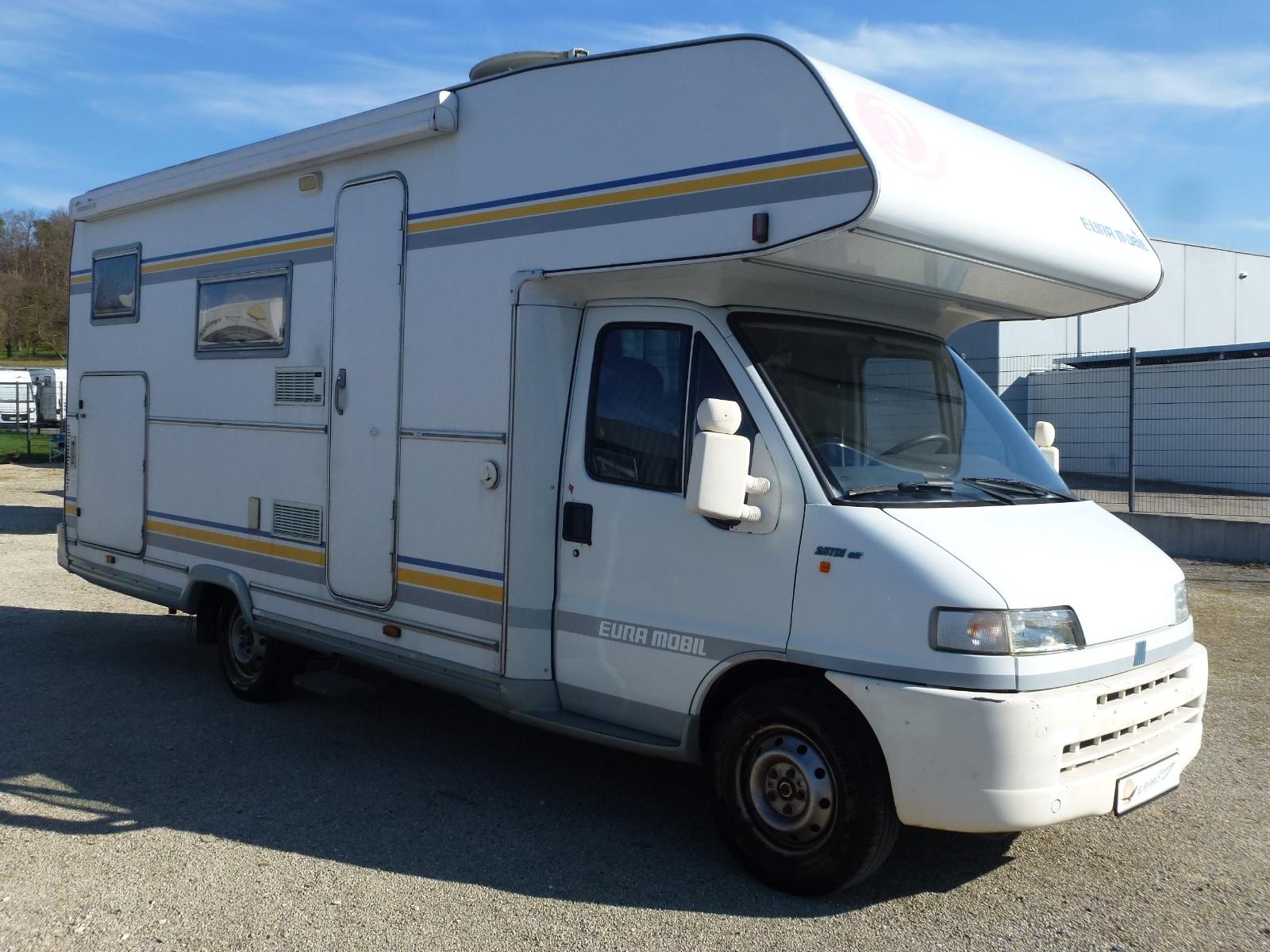 Eura Mobil A665 Festbett, Heckgarage, Solar, Gepflegt