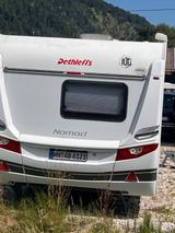 Dethleffs 740 rfk snow - Heckgarage Wohnwagen