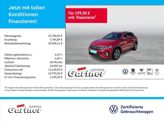 Volkswagen T-Roc R-LINE 1.5 TSI DSG PANO NAVI REAR VIEW AHK