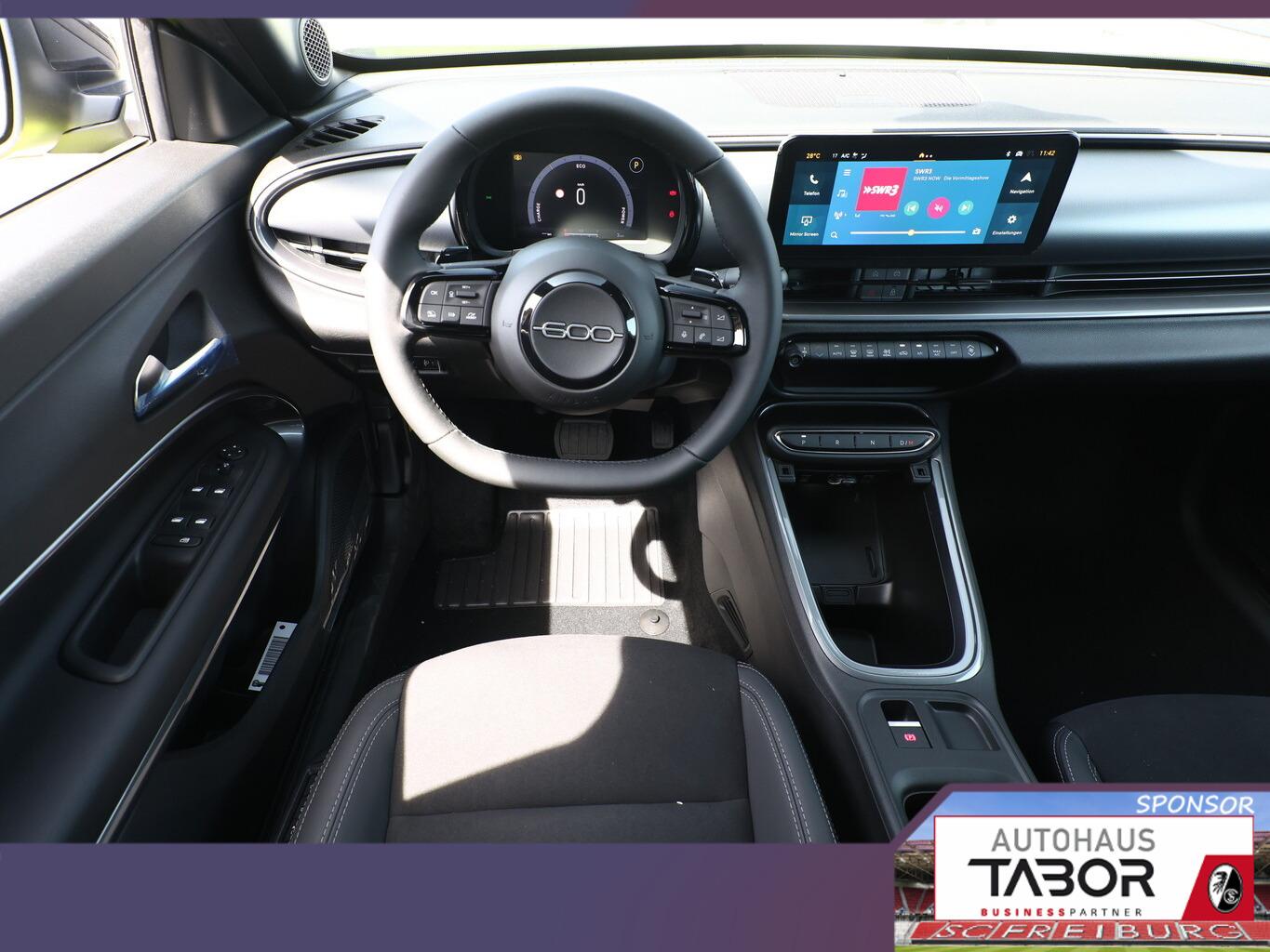 Fiat 600 Hybrid Sport SHZ ACC Kam Keyl PDC UVP-30%*