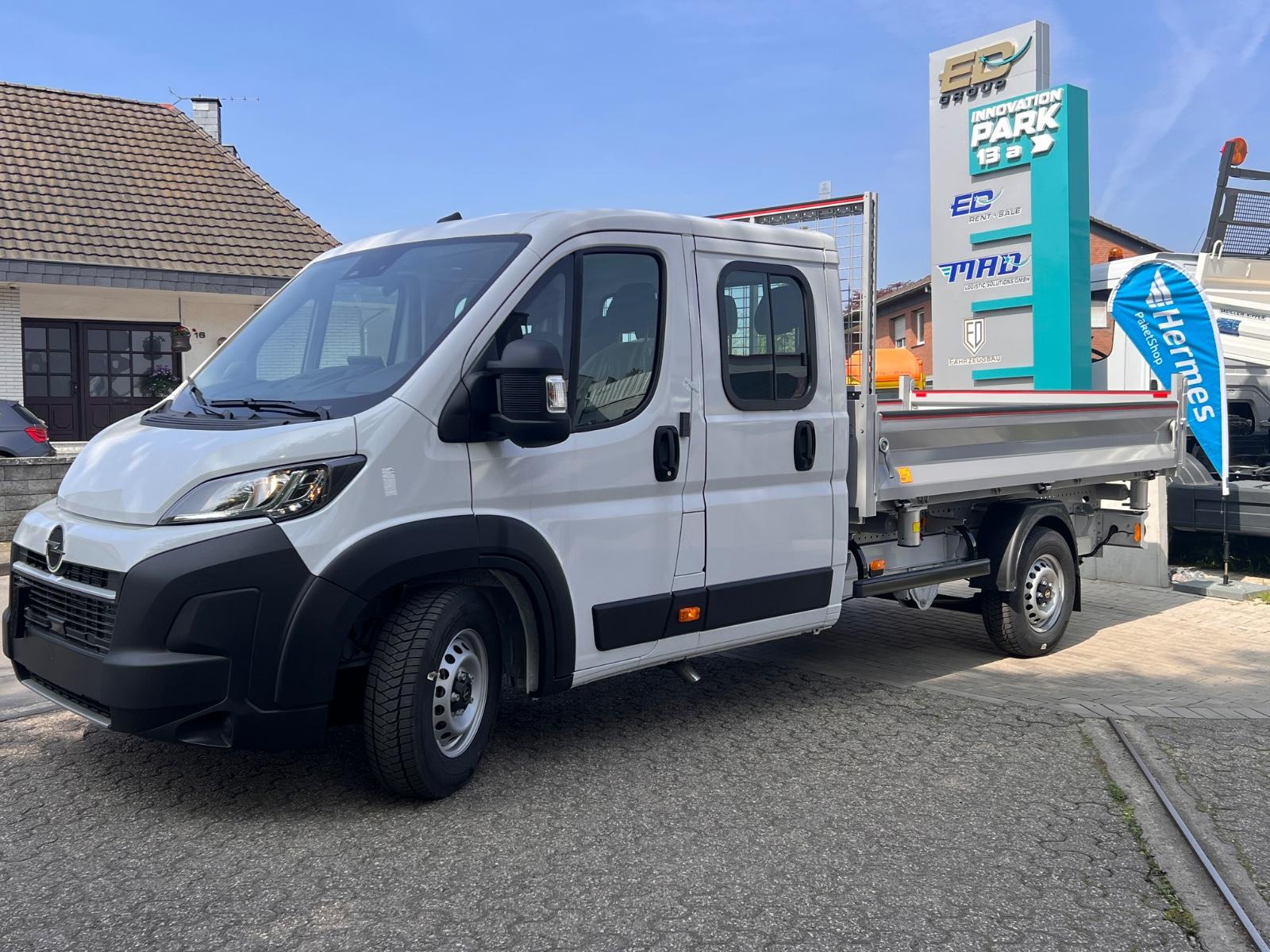 Opel Movano Autom JPM Kipper 3,5t DoKa L4-Vermietung-