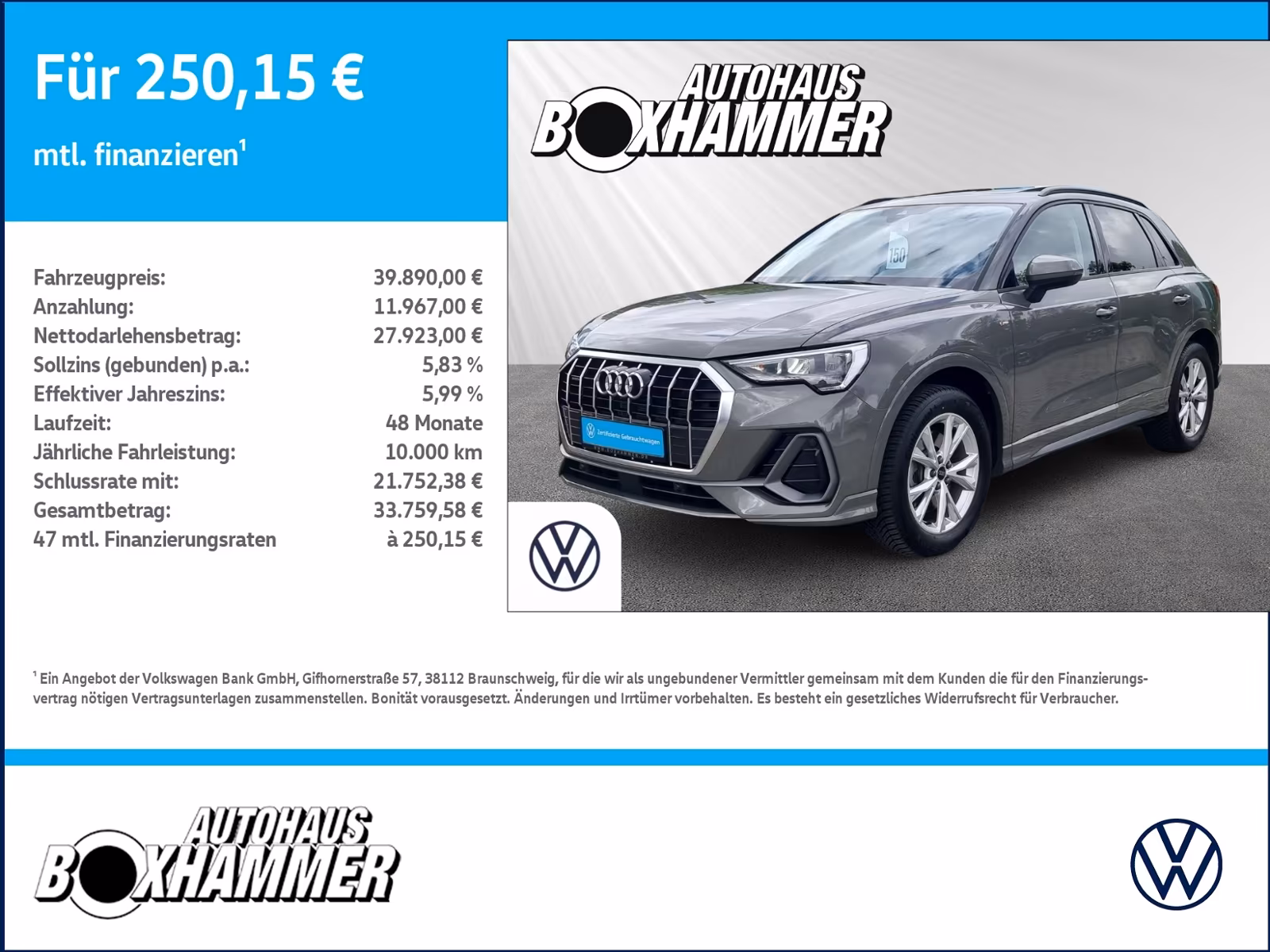 Audi Q3 40 TFSI quattro S-Tronic S-line NAVI+PANO.DAC