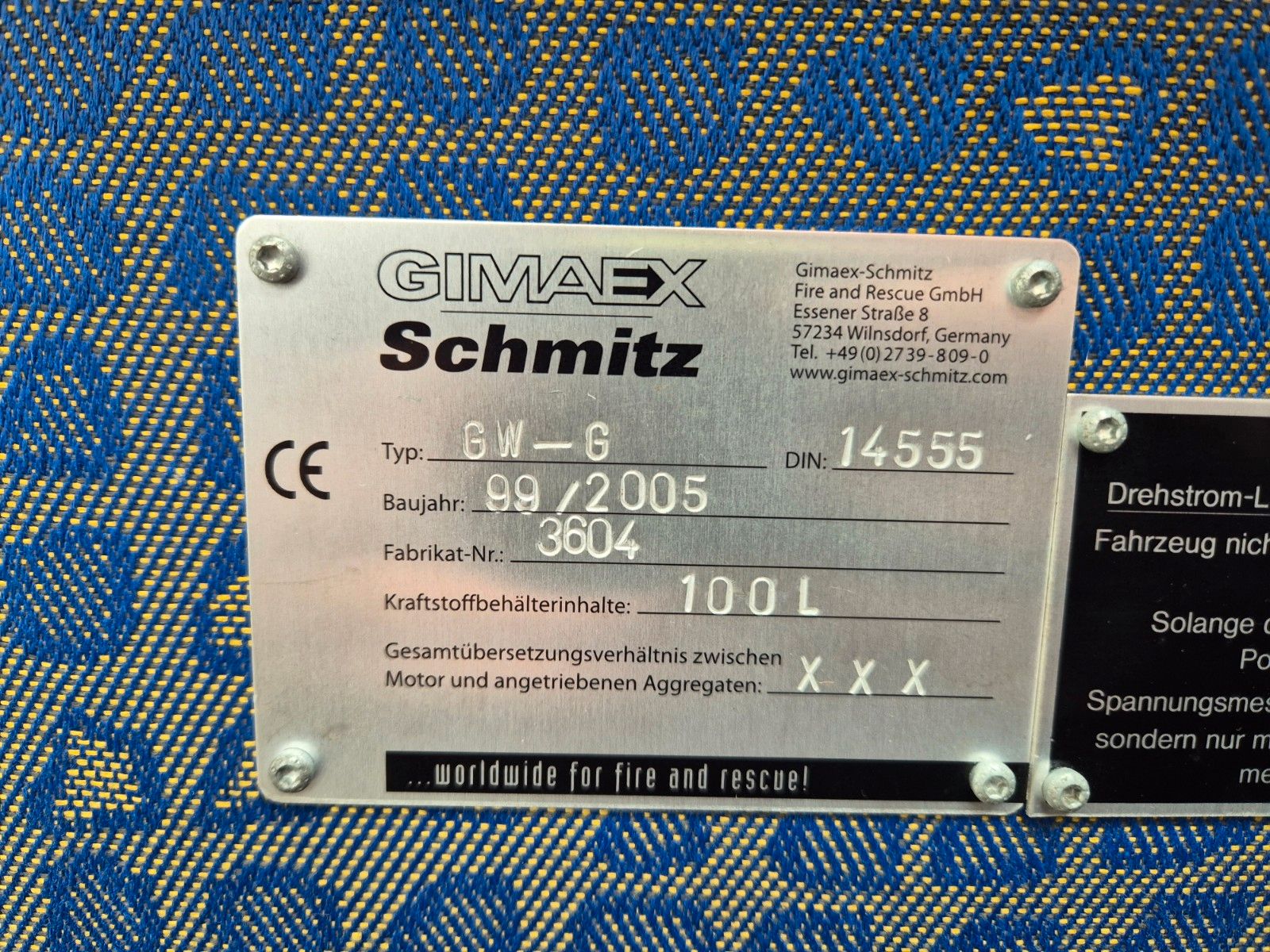 Fahrzeugabbildung MAN LE 9.150 Feuerwehr Schmitz GW-6 Gerätewagen