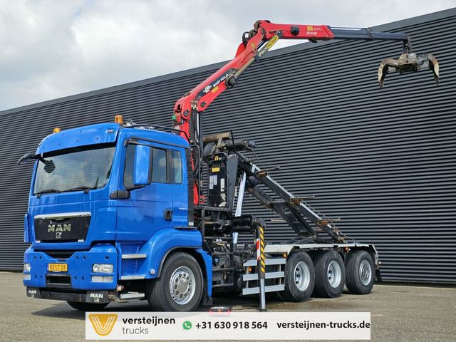 MAN TGS 35.400 8x4-4 / PALFINGER Z CRANE + CONTAINER