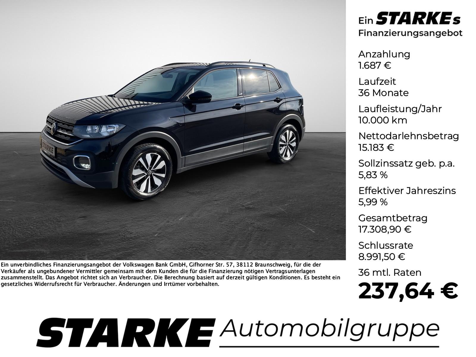Volkswagen T-Cross 1.0 TSI Move Navi PDC LM Klima
